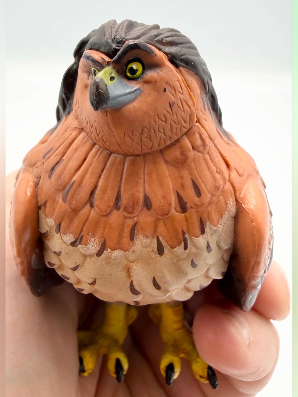 Rare Disney Store Moana Maui Bird Eagle Dwayne Johnson The Rock PVC Toy Figure